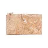 Cumpara ieftin Portofel damă din plută cu accente aurii