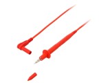 Cablu de masurare STAUBLI 20A, 1m, Rosu, Mufa Banana 4mm, CAT II 1000V, PVC