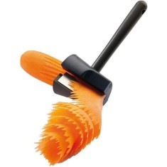 Accesoriu pentru Taiat in Forma de Spirala, Cyrax, Multifunctional pentru Legume, Cutit pentru Spirale, 16x5.5 cm, Negru foto