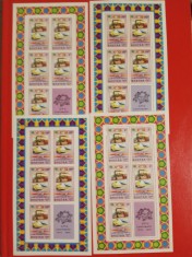 BHUTAN, UPU - BLOCURI PERF. IMPERF. MNH