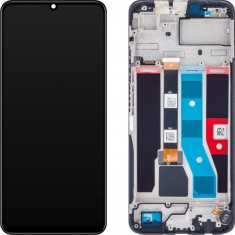 Display cu Touchscreen Realme C51, cu Rama, Negru (Carbon Black), Service Pack 621029000053 foto