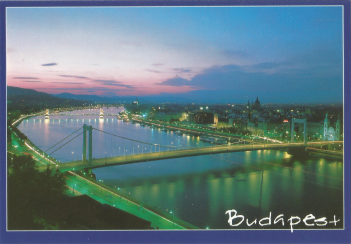 *Ungaria, poduri (9), Budapesta, c.p.i., necirculata