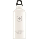 SIGG Bidon din aluminiu SWISS EMBLEM WHITE 0.6l