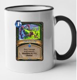 Cana maner negru personalizata HearthStone - Unleash Fel, INOVATIX&reg;. 330ml