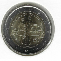 ITALIA moneda 2 euro comemorativa 2022 - Politia, UNC