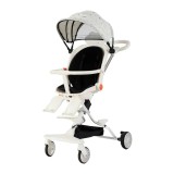 Carucior Sport Pliabil KD-2012 Reversibil 360&deg; pentru copii, 6&ndash;36 luni, alb