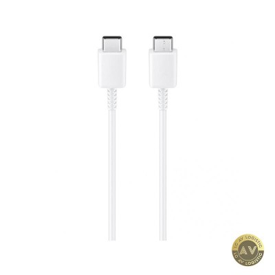 Cablu Date si Incarcare USB-C - USB-C Samsung EP-DA705 25W 1m Alb EP-DA705BWEGWW foto