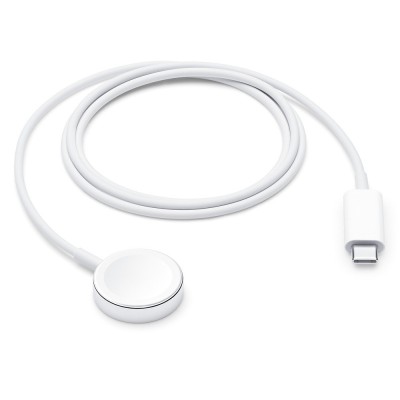 Dock Incarcare Apple Watch 1 / 2 / 3 / 4 / 5 / 6 / SE, USB Type-C, 1m, Alb MX2H2ZM/A foto