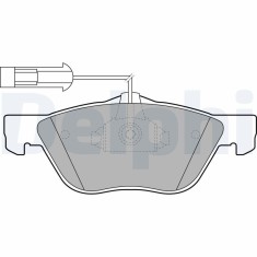 DELPHI LP1686 set placute frana,frana disc