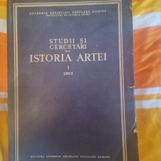 Studii si cercetari de istoria artei nr.1/1963