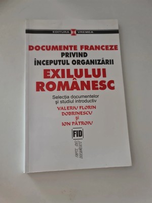 Documente franceze privind &amp;icirc;nceputul organizării exilului romanesc foto