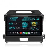 Cumpara ieftin Navigatie Kia Sportage (2010-2016), Android 13, X-Octacore 8GB RAM + 256GB ROM, 9.5 Inch - AD-BGX9008+AD-BGRKIT146