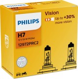 Cumpara ieftin Set 2 Becuri Far H7 55W 12V Vision Philips