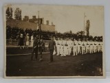 TINERI IN FORMATIE , LA O DEFILARE , FOTOGRAFIE DE MICI DIMENSIUNI , 1927