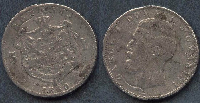 5 lei 1880 fals vechi