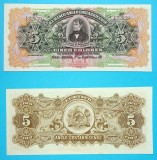 Costa Rica 5 Colones 1903-1919 &quot;Banco Anglo Costarricense&quot; aUNC seria A 132839