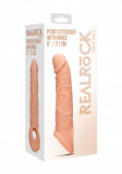 Cumpara ieftin Prelungitor Penis Realistoc TPR, Realrock, 21 cm x 4 cm