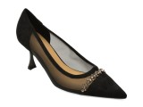 Pantofi eleganti EPICA negri, 5727, din material textil