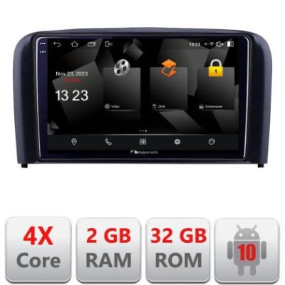 Navigatie Volvo S80 2004-2006 5230-S80 Android Ecran 720P Quad Core 2+32 carplay android auto CarStore Technology foto