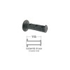 Mansoane Moto Negre Strong Grip MBS, Ghidon Universal
