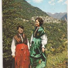 FA9 - Carte Postala - ITALIA- Costume di Premana, circulata 1976