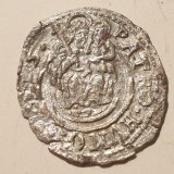 Ungaria 1 Denar Argint 1615 Matthias II - Moneda Veche Argint