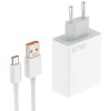 Incarcator Fast charger 65W, 2 Porturi, 1x Type-C 1x USB-A 5.0, Alb