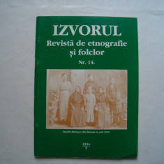 Izvorul. Revista de etnografie si folclor, nr. 14, 1994