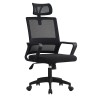 Scaun ergonomic de birou, cu tetiera, reglabil si rotativ, mesh, ProCart