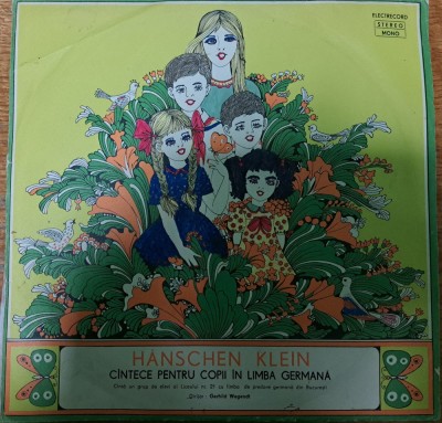 Disc vinil C&amp;icirc;ntece Pentru Copii &amp;Icirc;n Limba Germană-Electrecord-EXE 01279 foto