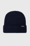 Napapijri caciula culoarea albastru marin, din tricot gros