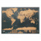 Harta Lumii razuibila, Everestus, 9IA19169, Hartie, Bej, lupa de citit inclusa