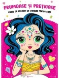 Cumpara ieftin Frumoase si pretioase. Carte de colorat cu strasuri pentru fata/***