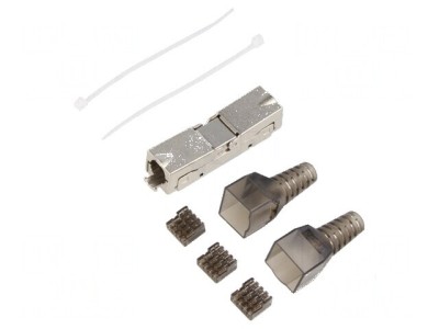 Conector RJ45 ecranat Cat 6a 8p8c foto