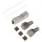 Conector RJ45 ecranat Cat 6a 8p8c
