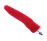 Dildo metalic Rosy Long Tail