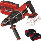 Einhell TP-HD 18/26 D Li BL PXC + Twinpack - Rotopercutor SDS-Plus 2.6 J valiza speciala + Set 2 acumulatori Li-Ion 18 V 4 Ah