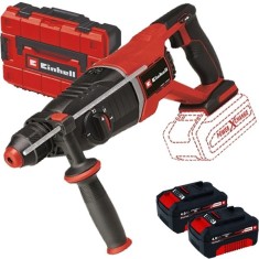 Einhell TP-HD 18/26 D Li BL PXC + Twinpack - Rotopercutor SDS-Plus 2.6 J valiza speciala + Set 2 acumulatori Li-Ion 18 V 4 Ah
