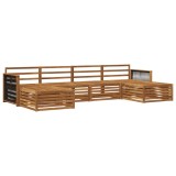 vidaXL Seturi de canapele 6 pcs Lemn Solid de Acacia 3383682