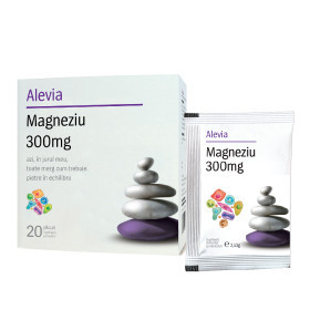 Magneziu 300mg Solubil Alevia 20pl foto