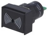 Semnalizator acustic 75dB IP40 12VDC &Oslash;16mm
