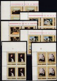 ROMANIA 1981 LP 1038 REPRODUCERI DE ARTA TH. AMAN BLOCURI DE 4 TIMBRE MNH