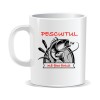 Cana alba personalizata, Pescuitul ma face fericit, INOVATIX&reg;. 330 ml, Oem