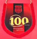 Fanion fotbal de protocol - CSM RESITA (Aniversare 100 de ani 1926/2026)