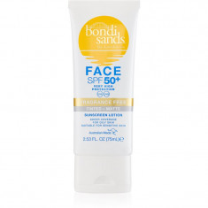 Bondi Sands SPF 50+ Face Fragrance Free crema de fata cu efect de protectie pentru un aspect mat SPF 50+ 75 ml