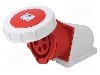 Conector alimentare AC, IEC 60309, IP67, 32A, 400V AC, 5 pini, PCE - 1252-6V