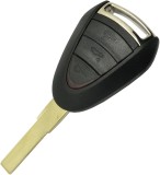 Carcasa Cheie Auto Techstar cu 3 butoane, Compatibila Porsche 911, Cayman, Boxster, Carrera GT