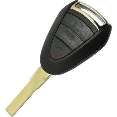 Carcasa Cheie Auto Techstar cu 3 butoane, Compatibila Porsche 911, Cayman, Boxster, Carrera GT
