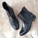 Cumpara ieftin Ghete dama din piele Black Dana, 37
