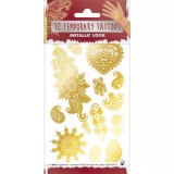 Tatuaje temporare - Metallic Look - Mehndi 1 | TM Essentials